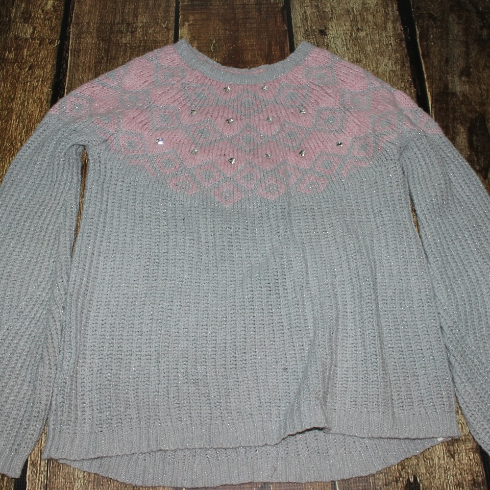 Justice Size 12 Sparkly Sweater
